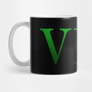 Green Roman Numeral 8 VIII Mug